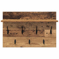 Appendiabiti a muro Legno vecchio 60 x 40 x 12 cm 874433
