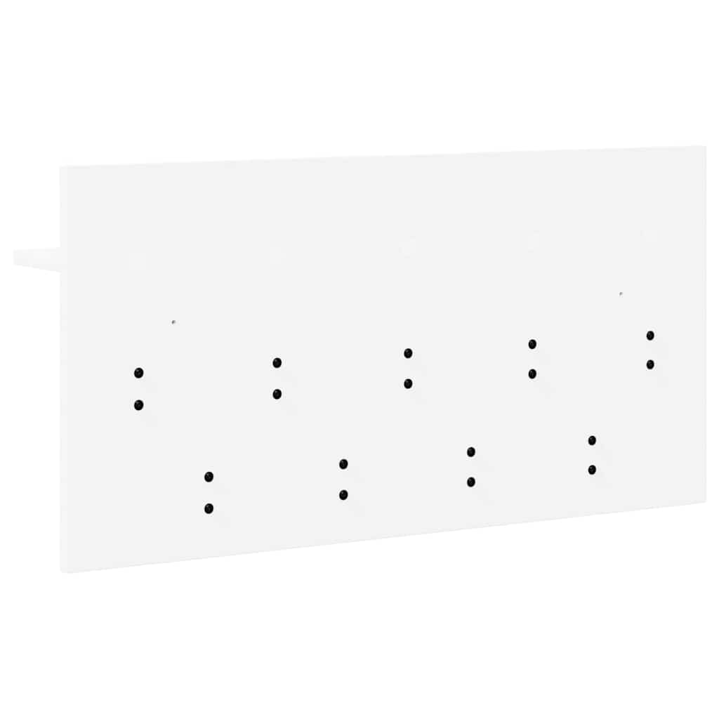 Appendiabiti a muro Bianco 80 x 40 x 12 cm Legno multistrato 874435