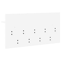 Appendiabiti a muro Bianco 80 x 40 x 12 cm Legno multistrato 874435