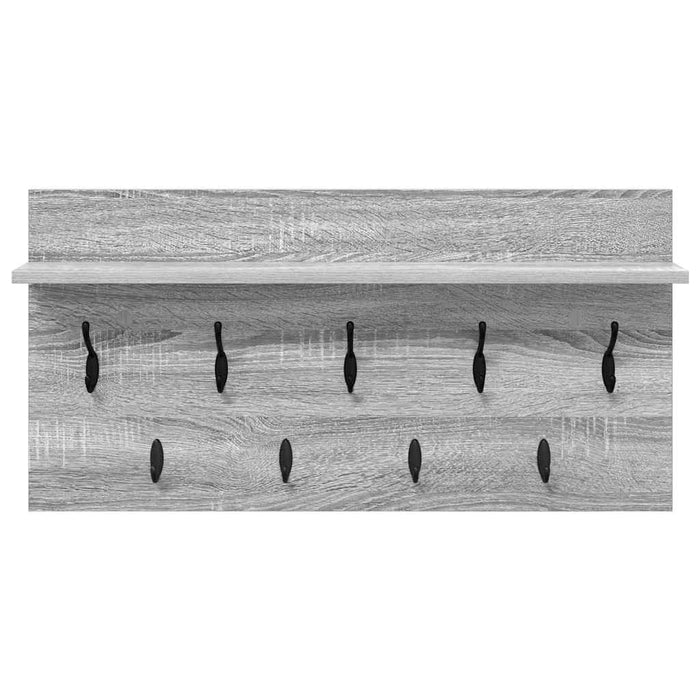 Appendiabiti a muro Grigio sonoma 80 x 40 x 12 cm 874440