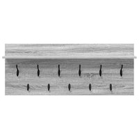 Appendiabiti a muro Grigio sonoma Legno multistrato 874448
