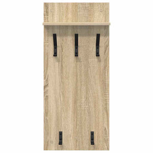 vidaXL Appendiabiti a muro rovere sonoma 90 x 40 x 10 cm