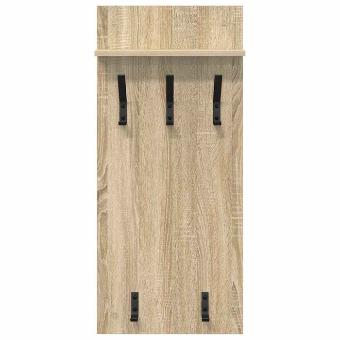 Appendiabiti a muro rovere sonoma 90 x 40 x 10 cm 874453