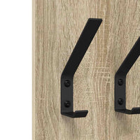 Appendiabiti a muro rovere sonoma 20 x 1.5 x 100 cm 874461