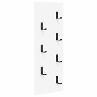 vidaXL Appendiabiti a muro Bianco 30 x 1.5 x 80 cm Legno multistrato