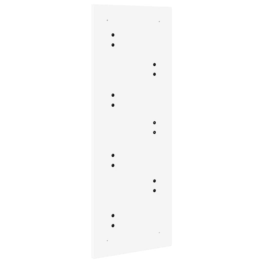 Appendiabiti a muro Bianco 30 x 1.5 x 80 cm Legno multistrato 874467