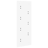 Appendiabiti a muro Bianco 30 x 1.5 x 80 cm Legno multistrato 874467