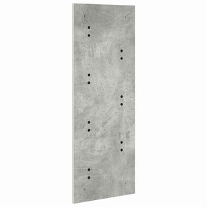 Appendiabiti a muro Grigio cemento 30 x 1.5 x 80 cm 874470