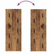Appendiabiti a muro Legno vecchio 30 x 1.5 x 80 cm 874473