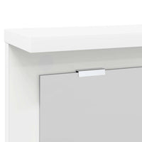 Appendiabiti a muro Bianco 85 x 10 x 45 cm Legno multistrato 874483
