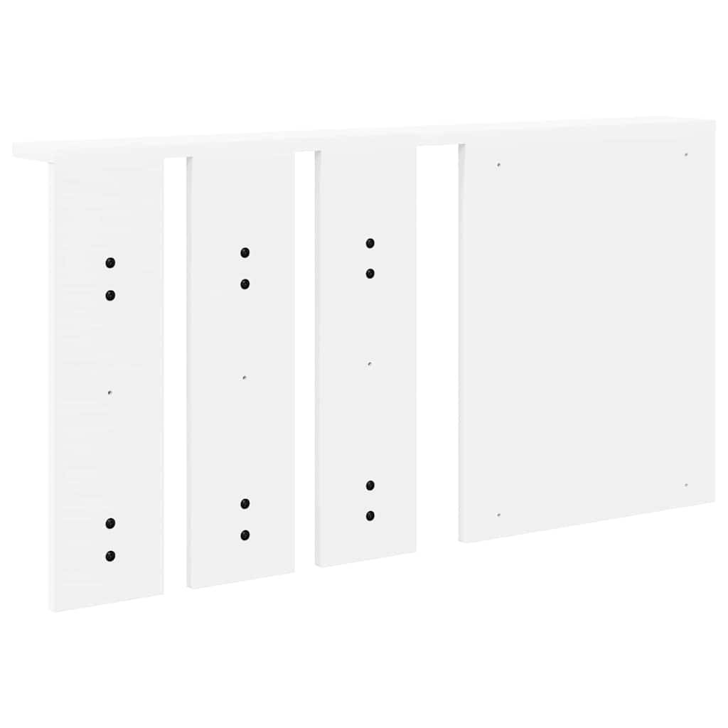 vidaXL Appendiabiti a muro Bianco 85 x 10 x 45 cm Legno multistrato