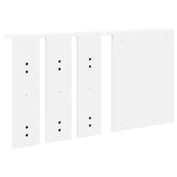 vidaXL Appendiabiti a muro Bianco 85 x 10 x 45 cm Legno multistrato