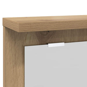 Appendiabiti a muro rovere artigianale 85 x 10 x 45 cm 874490