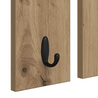 Appendiabiti a muro rovere artigianale 85 x 10 x 45 cm 874490