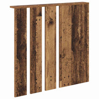 Appendiabiti a muro con specchio Legno vecchio 84 x 10 x 80 cm 874497