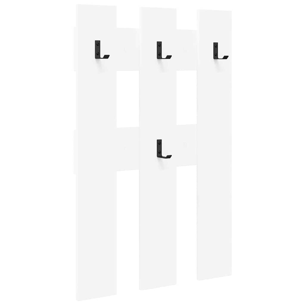 Appendiabiti a muro Bianco 65 x 3 x 100 cm Legno multistrato 874499
