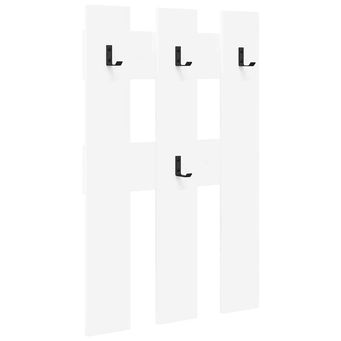 Appendiabiti a muro Bianco 65 x 3 x 100 cm Legno multistrato 874499