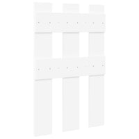 vidaXL Appendiabiti a muro Bianco 65 x 3 x 100 cm Legno multistrato