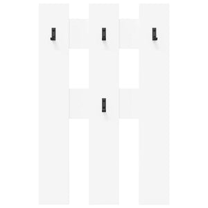 Appendiabiti a muro Bianco 65 x 3 x 100 cm Legno multistrato 874499