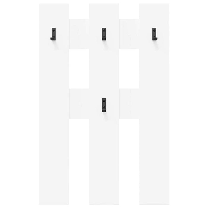 Appendiabiti a muro Bianco 65 x 3 x 100 cm Legno multistrato 874499