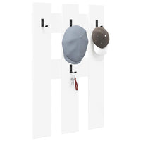Appendiabiti a muro Bianco 65 x 3 x 100 cm Legno multistrato 874499