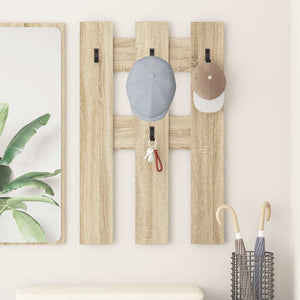 Appendiabiti a muro rovere sonoma 65 x 3 x 100 cm 874501