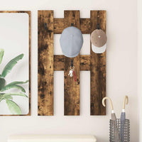 Appendiabiti a muro Rovere fumo 65 x 3 x 100 cm 874503