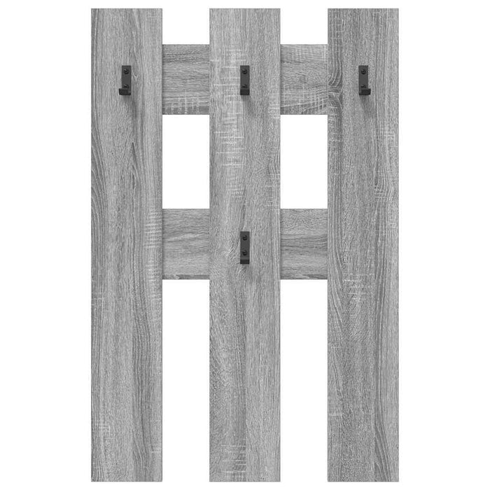 Appendiabiti a muro Grigio sonoma 65 x 3 x 100 cm 874504