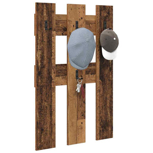Appendiabiti a muro Legno vecchio 65 x 3 x 100 cm 874505