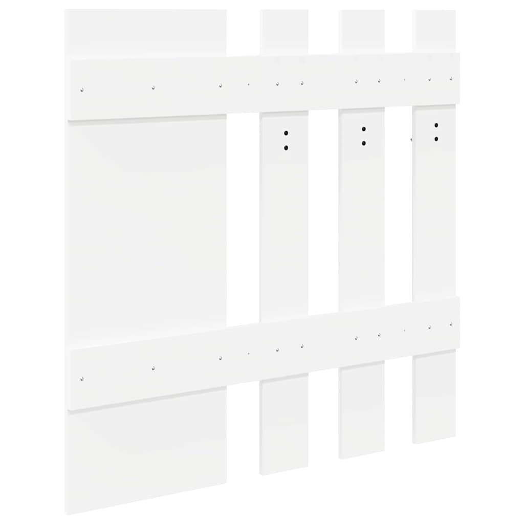 Appendiabiti a muro Bianco 100 x 10 x 100 cm Legno multistrato 874507