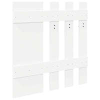 vidaXL Appendiabiti a muro Bianco 100 x 10 x 100 cm Legno multistrato