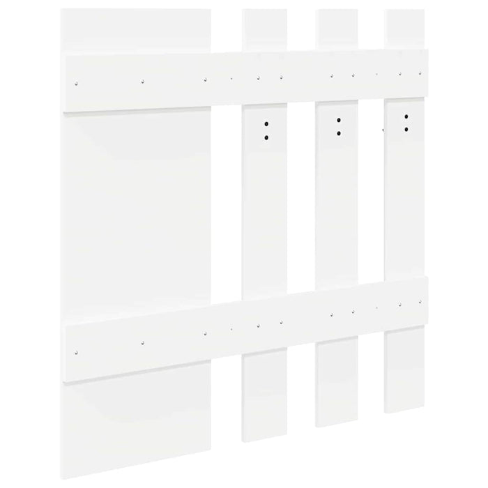 vidaXL Appendiabiti a muro Bianco 100 x 10 x 100 cm Legno multistrato