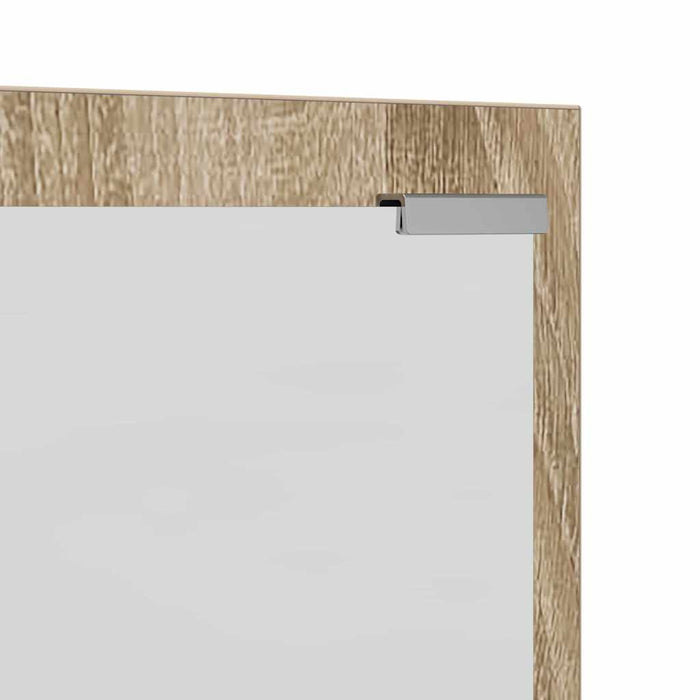 vidaXL Appendiabiti a muro Rovere Sonoma 100 x 10 x 100 cm