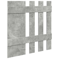 vidaXL Appendiabiti a muro Grigio Cemento 100 x 10 x 100 cm