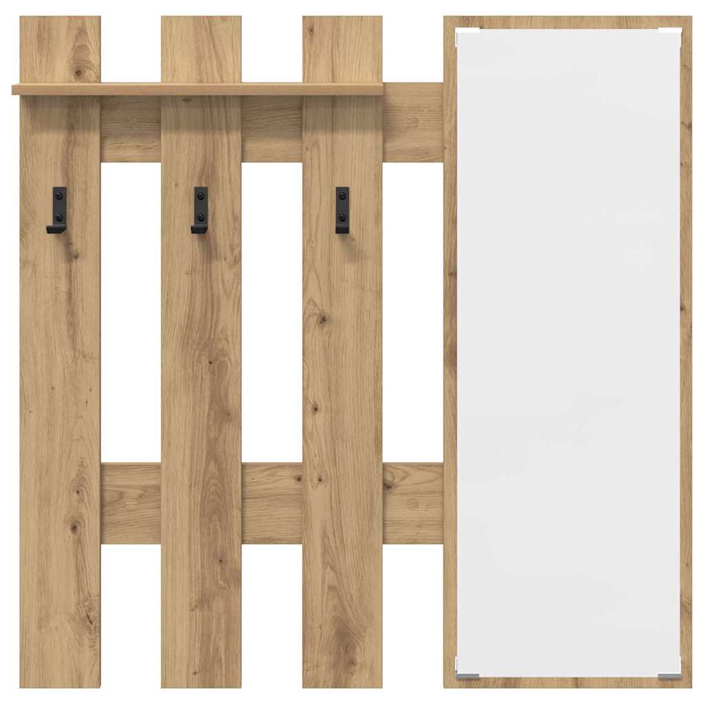 Appendiabiti a muro Quercia Artigianale 100 x 10 x 100 cm 874514