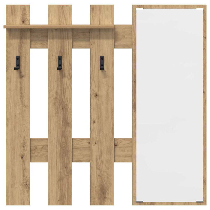 Appendiabiti a muro Quercia Artigianale 100 x 10 x 100 cm 874514