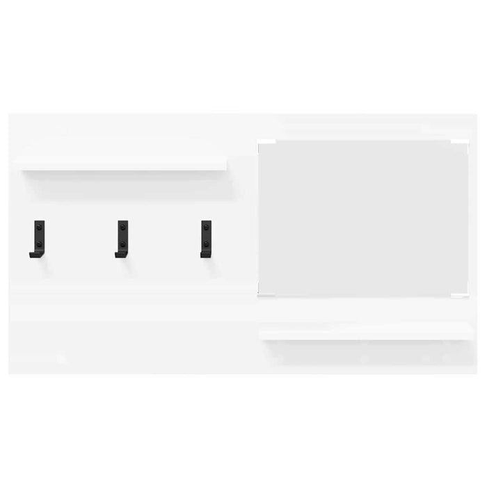 Appendiabiti a muro Bianco 90 x 10 x 50 cm Legno multistrato 874515