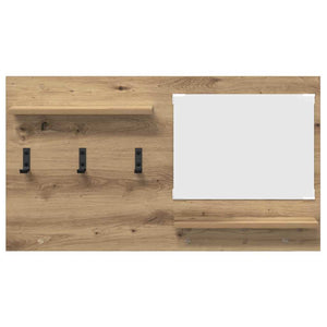 Appendiabiti a muro rovere artigianale 90 x 10 x 50 cm 874522