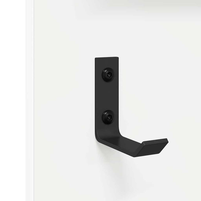 vidaXL Appendiabiti a muro Bianco 70 x 10 x 90 cm Legno multistrato