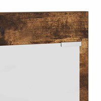 Appendiabiti a muro con lo scaffale Rovere fumo 70 x 10 x 90 cm 874527