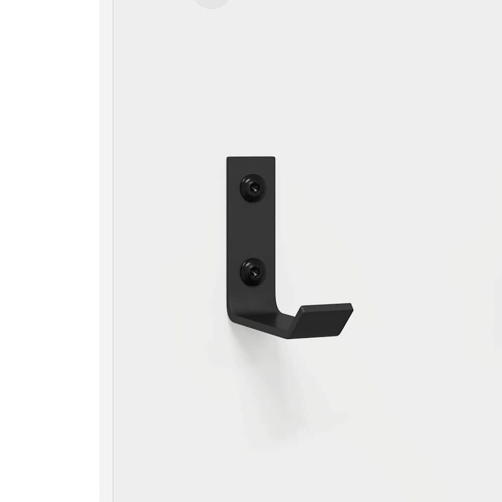 Appendiabiti a muro Bianco 96 x 1.5 x 90 cm Legno multistrato 874531