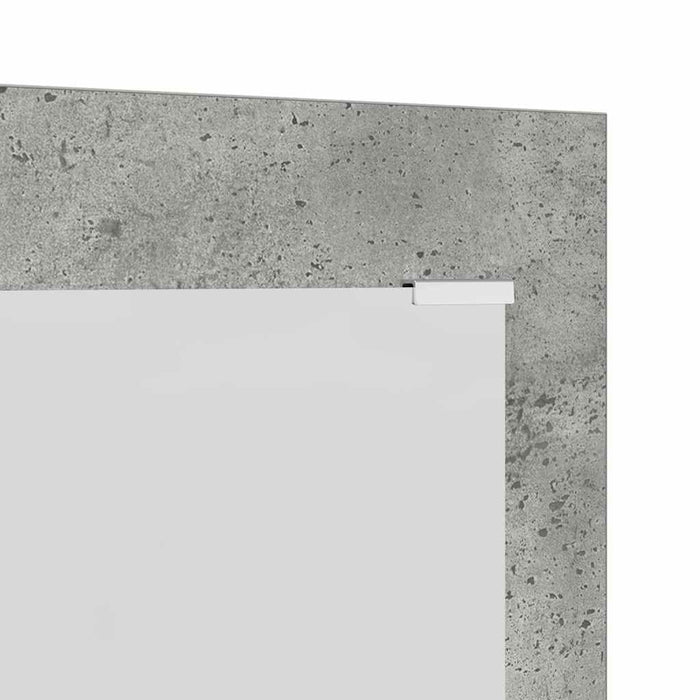 vidaXL Appendiabiti a muro Grigio cemento 96 x 1.5 x 90 cm