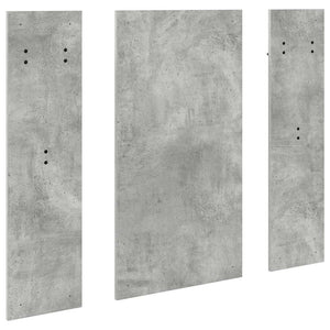 vidaXL Appendiabiti a muro Grigio cemento 96 x 1.5 x 90 cm