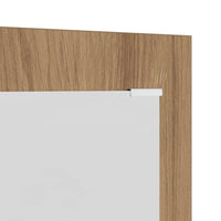 vidaXL Appendiabiti a muro rovere artigianale 96 x 1.5 x 90 cm