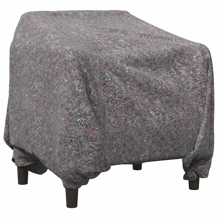 vidaXL Coperte da trasloco 5 pcs Grigio 150 x 200 cm Tessuto