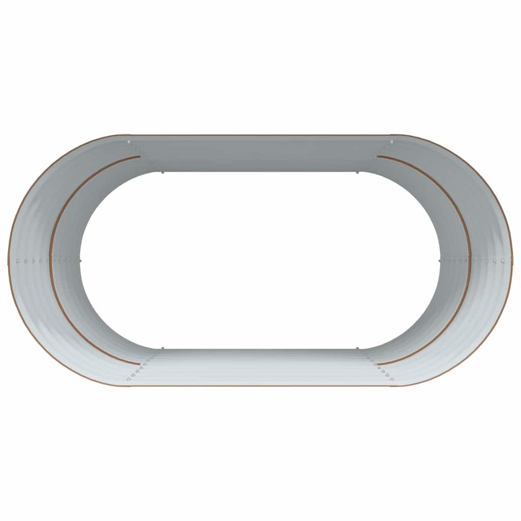 Letto rialzato da giardino Marrone 160 x 80 x 81 cm Acciaio 42011328