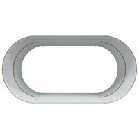 Letto rialzato da giardino Marrone 160 x 80 x 81 cm Acciaio 42011328