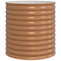 Letto rialzato da giardino Marrone 80 x 80 x 81 cm Acciaio 42011329