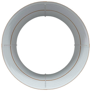 Letto rialzato da giardino Marrone 80 x 80 x 81 cm Acciaio 42011329