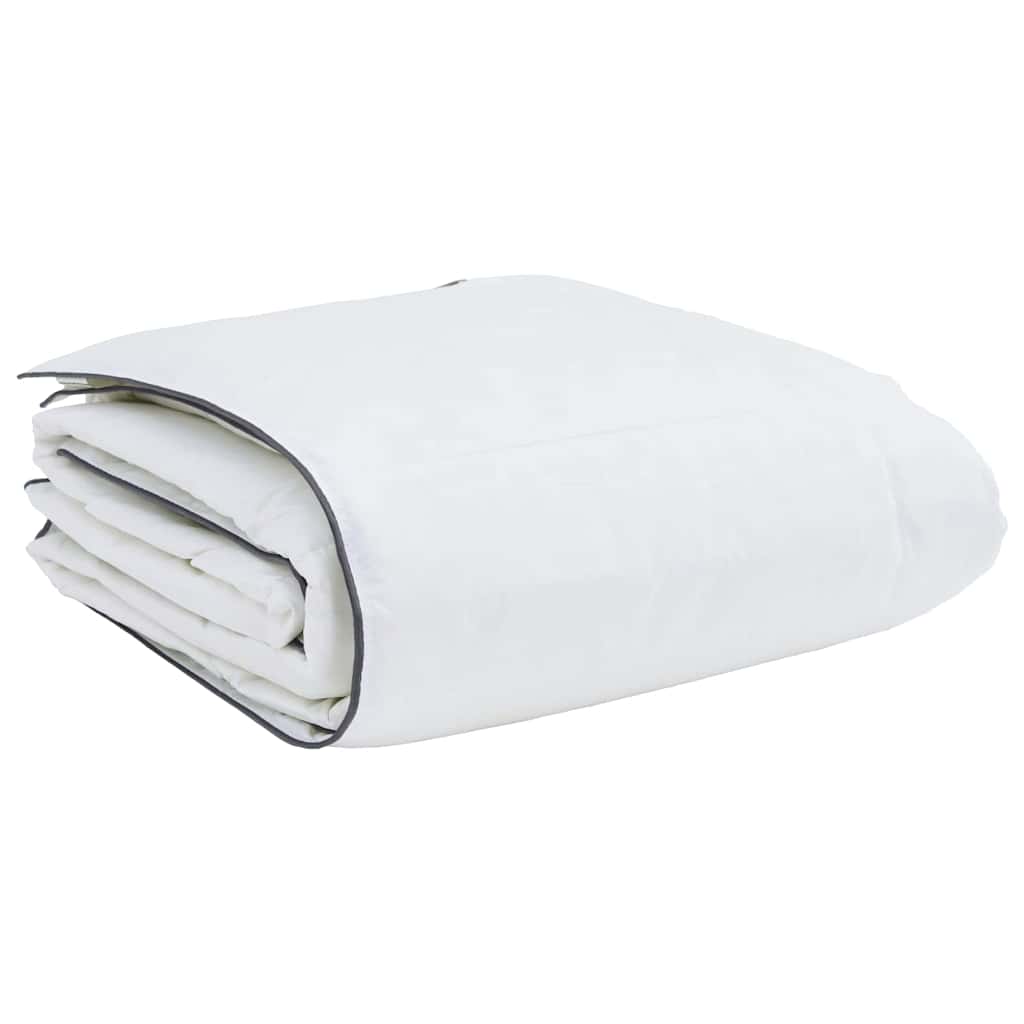 vidaXL Set di Piumoni con cuscino 2 pcs Bianco 140 x 200 cm Piume